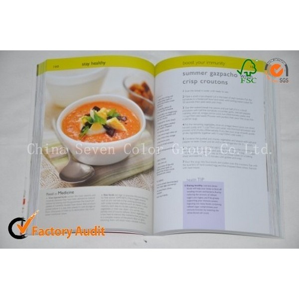 High Quality Cook Book Printing